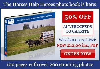 The Horses Help Heroes Book. Now £12 inc. P&P.